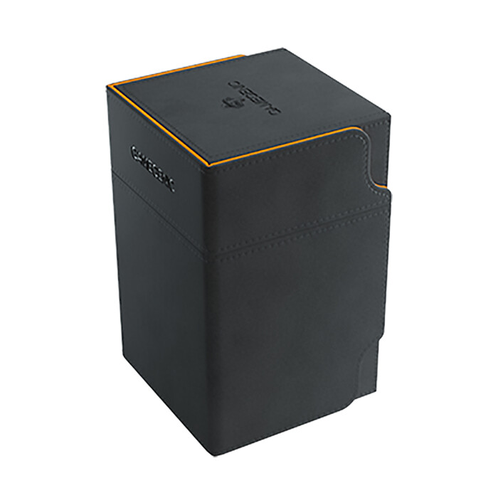 Gamegenic: Deck Box - Watchtower 100+ - XL - Black / Orange