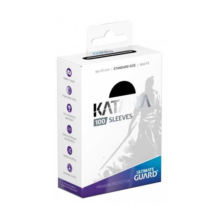 Ultimate Guard: Sleeves - Standard - Katana - Black