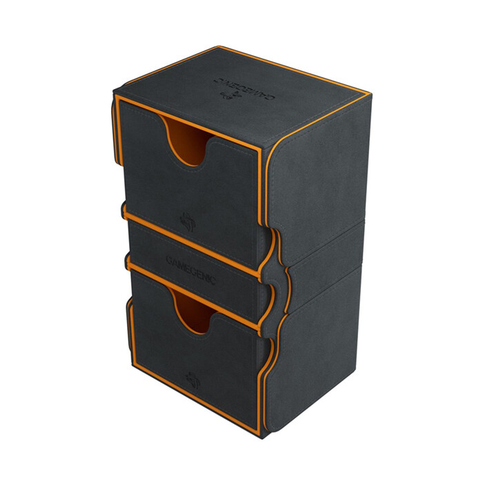 Gamegenic: Deck Box - Stronghold 200+ - XL - Black / Orange