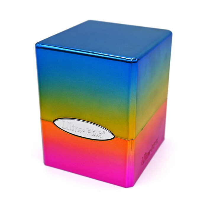 Ultra Pro: Deck Box - Satin Cube - Rainbow