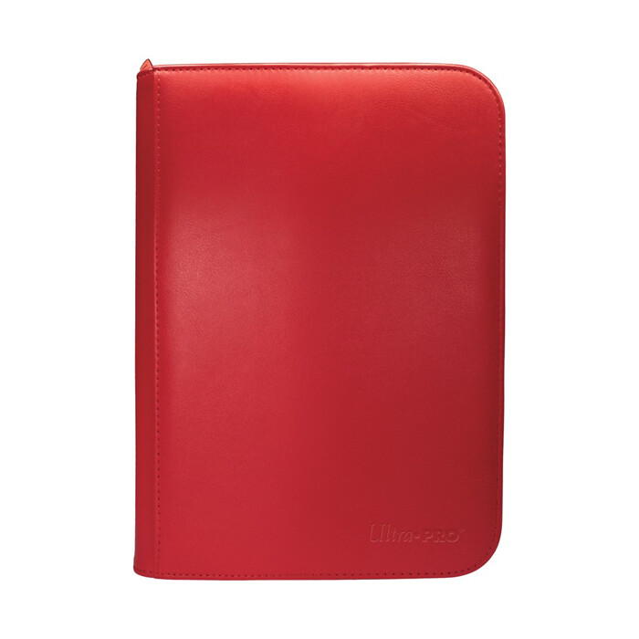 Ultra Pro: PRO-Binder - 4-Pocket - Zippered - Vivid - Red