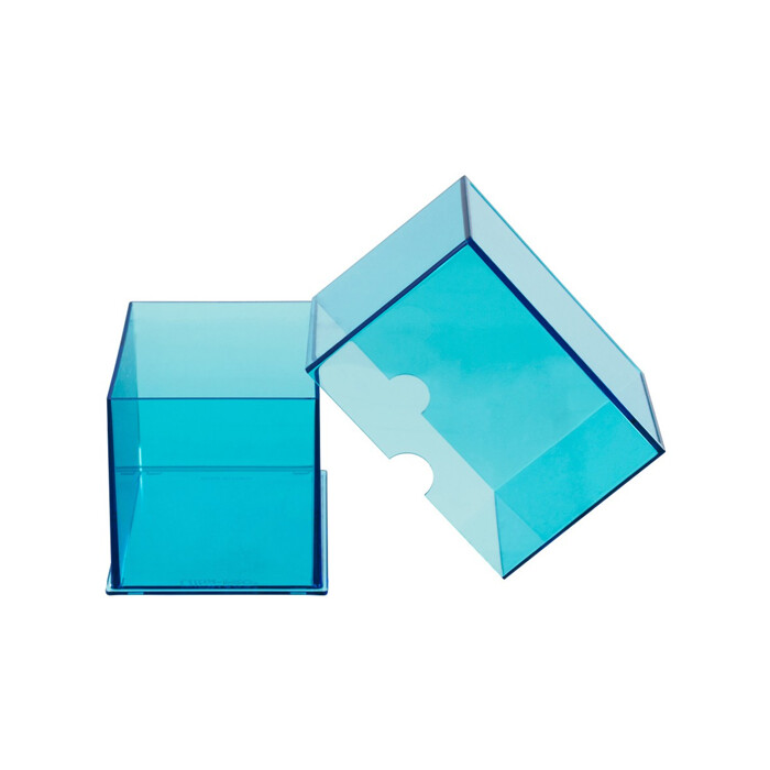 Ultra Pro: Deck Box - Clear 2-Piece - Eclipse - Sky Blue
