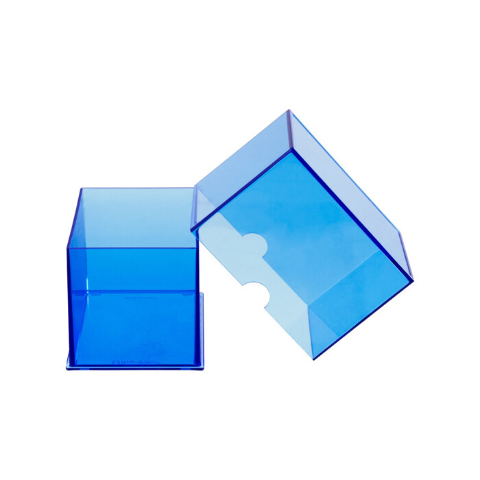 Ultra Pro: Deck Box - Clear 2-Piece - Eclipse - Pacific Blue