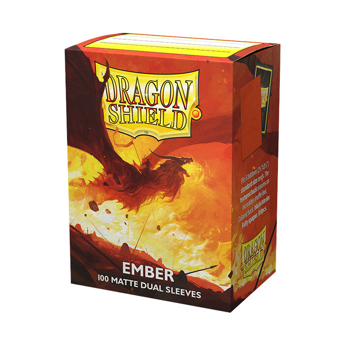 Dragon Shield: Sleeves - Standard - Dual Matte - Ember