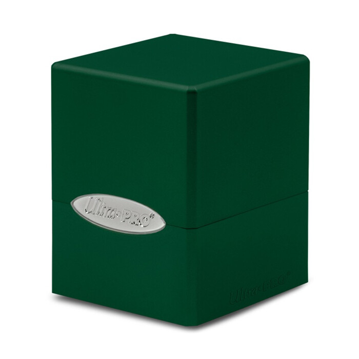 Ultra Pro: Deck Box - Satin Cube - Hi-Gloss - Emerald
