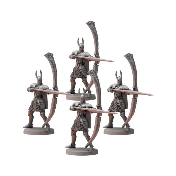 Dark Souls: RPG - Miniatures - Silver Knight Greatbowmen