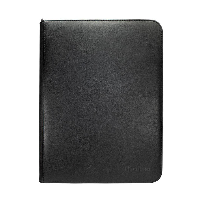 Ultra Pro: PRO-Binder - 9-Pocket - Zippered - Vivid - Black