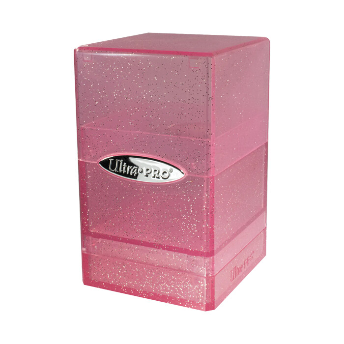 Ultra Pro: Deck Box - Satin Tower - Glitter - Pink