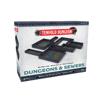 Tenfold Dungeon: Modular RPG Terrain - Dungeons &amp; Sewers