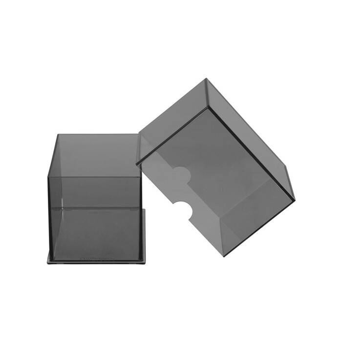 Ultra Pro: Deck Box - Clear 2-Piece - Eclipse - Smoke Grey