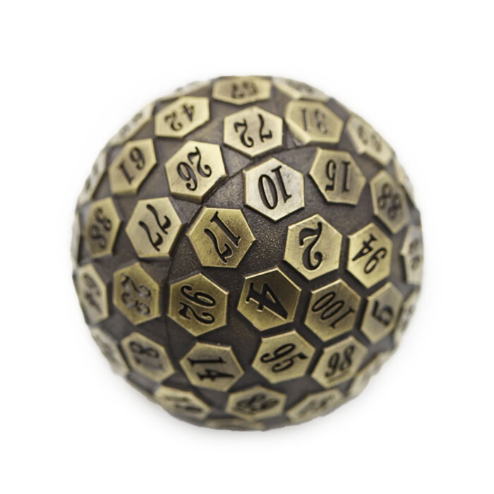 Foam Brain Games: D100 - Metal - Bronze