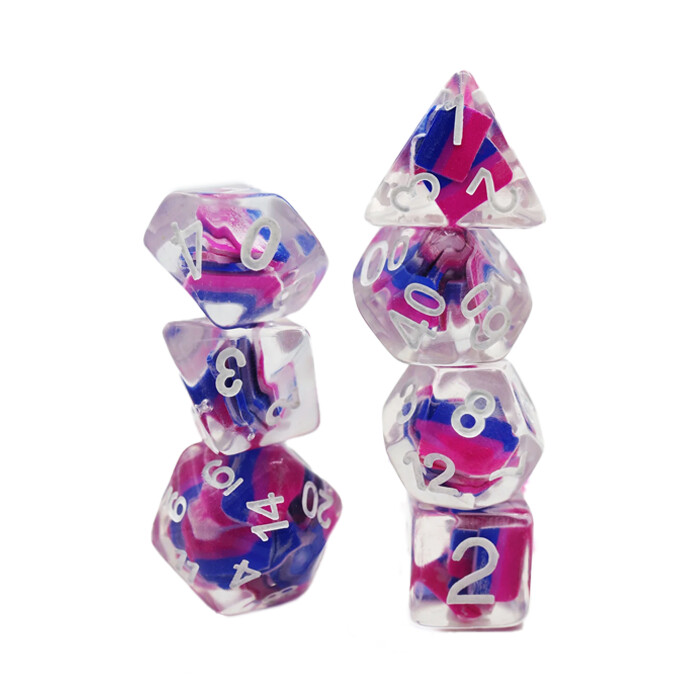 Foam Brain Games: Poly 7 Set - Bisexual Flag