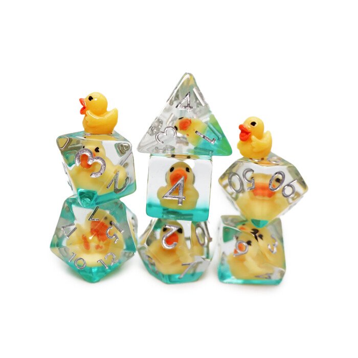 Foam Brain Games: Poly 7 Set - Rubber Duckie