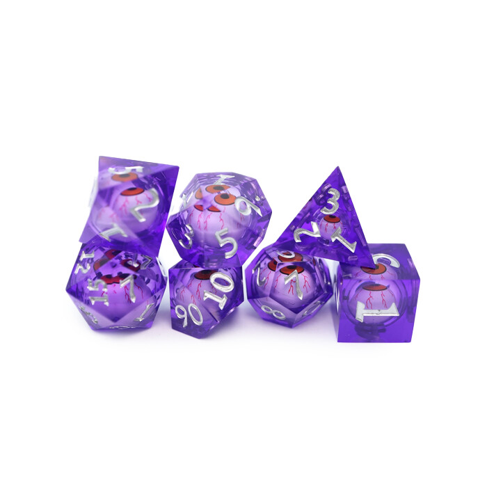 Foam Brain Games: Poly 7 Set - Sharp Edge - Moving Eye - Mageshot