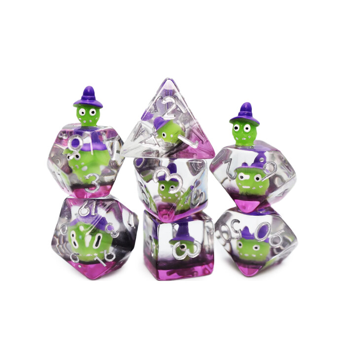 Foam Brain Games: Poly 7 Set - Wacky Witches