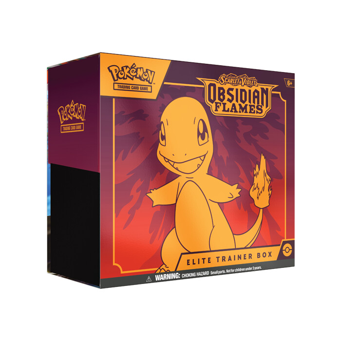 Pokemon: Scarlet &amp; Violet 3 - Obsidian Flames - Elite Trainer Box