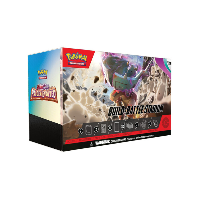 Pokemon TCG: Scarlet &amp; Violet 2 - Paldea Evolved - Build &amp; Battle Stadium