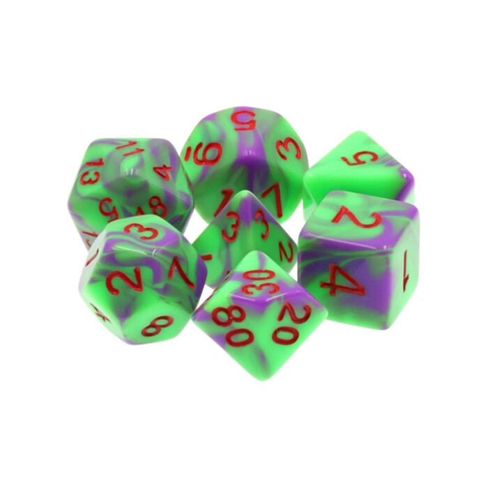 Foam Brain Games: Poly 7 Set - Goblin Goo