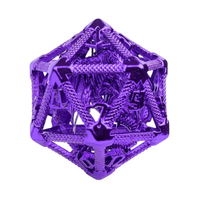 Foam Brain Games: D20 - Hollow Dragon Keep - Purple
