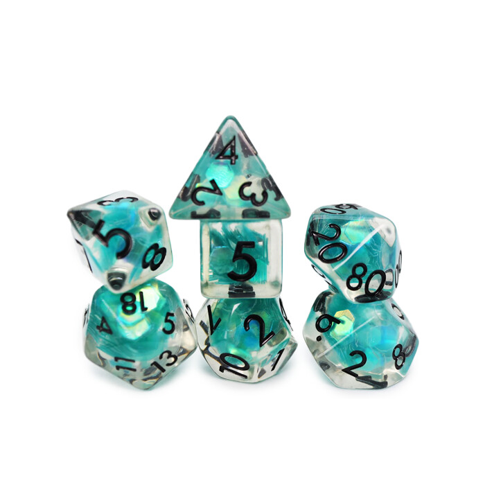 Foam Brain Games: Poly 7 Set - Siren Sparkle