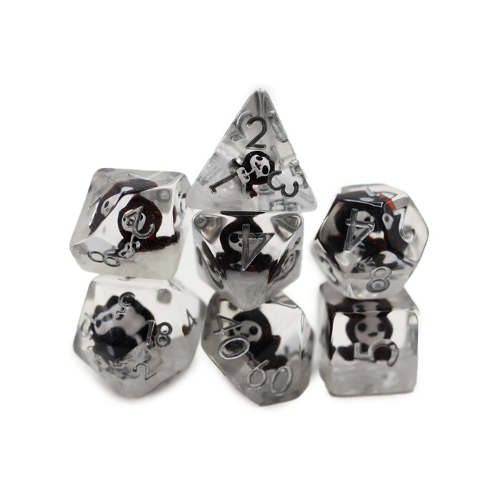 Foam Brain Games: Poly 7 Set - Grim Reaper