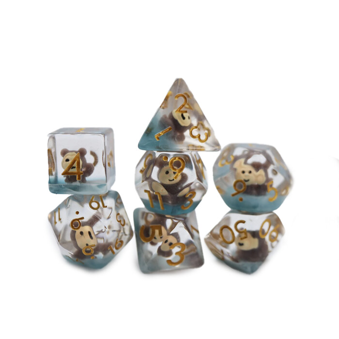Foam Brain Games: Poly 7 Set - Mischievous Monkey