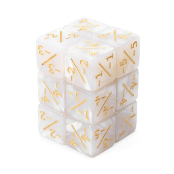 Foam Brain Games: Counters - -1/-1 - Pearl White