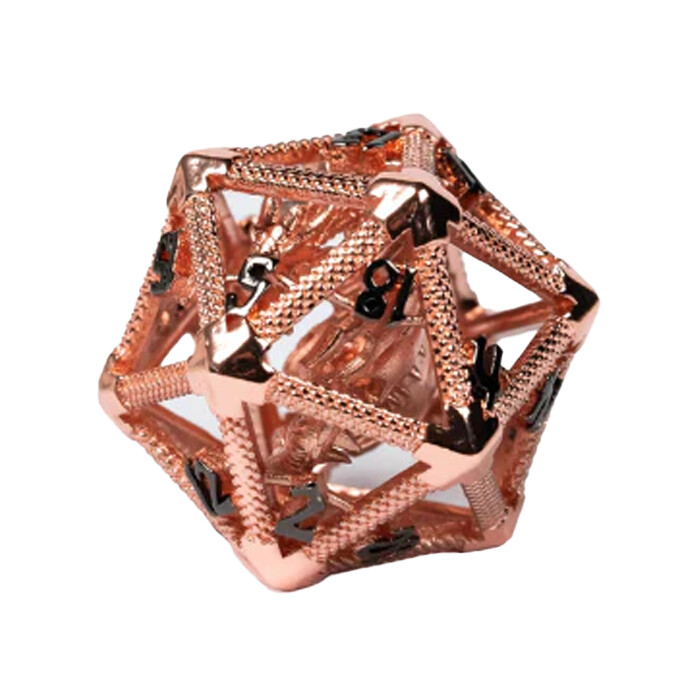 Foam Brain Games: D20 - Hollow Dragon Keep - Rose Gold
