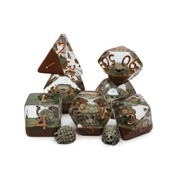Foam Brain Games: Poly 7 Set - Hedgehog
