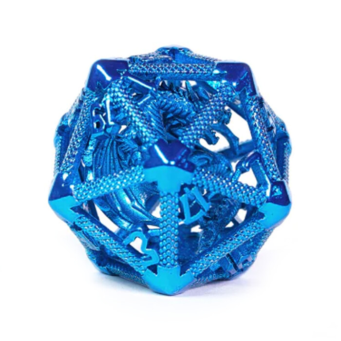 Foam Brain Games: D20 - Hollow Dragon Keep - Blue