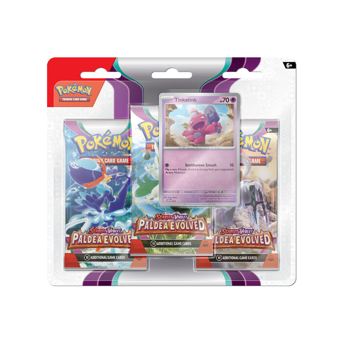 Pokemon: Scarlet &amp; Violet 2 - Paldea Evolved - Three-Booster Blister