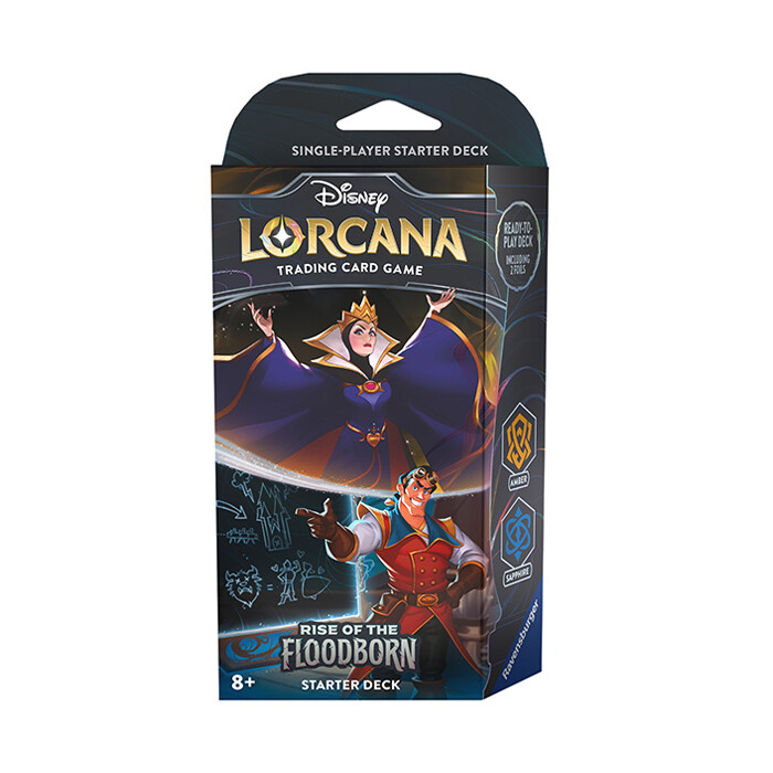 Disney Lorcana: Rise of the Floodborn - Starter Deck - Amber / Sapphire
