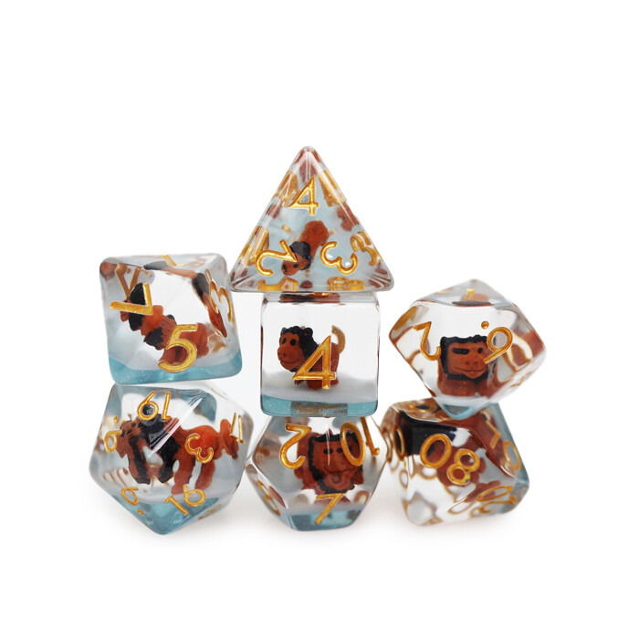 Foam Brain Games: Poly 7 Set - Ferocious Feline