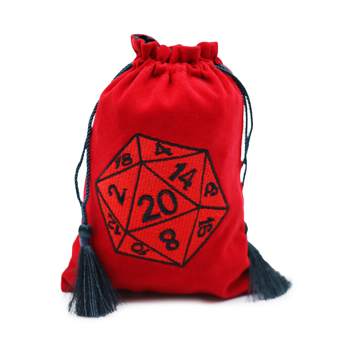 Foam Brain Games: Dice Bag - Red D20