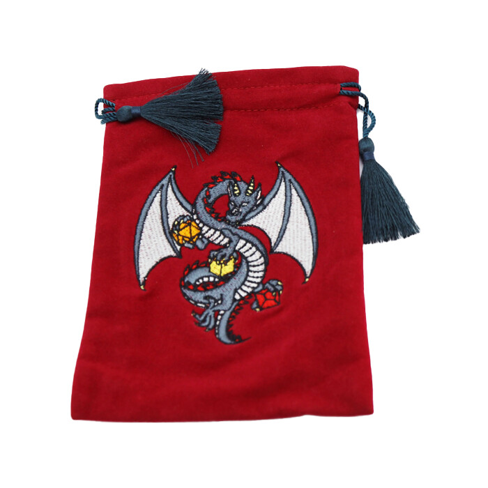 Foam Brain Games: Dice Bag - Black Dragon