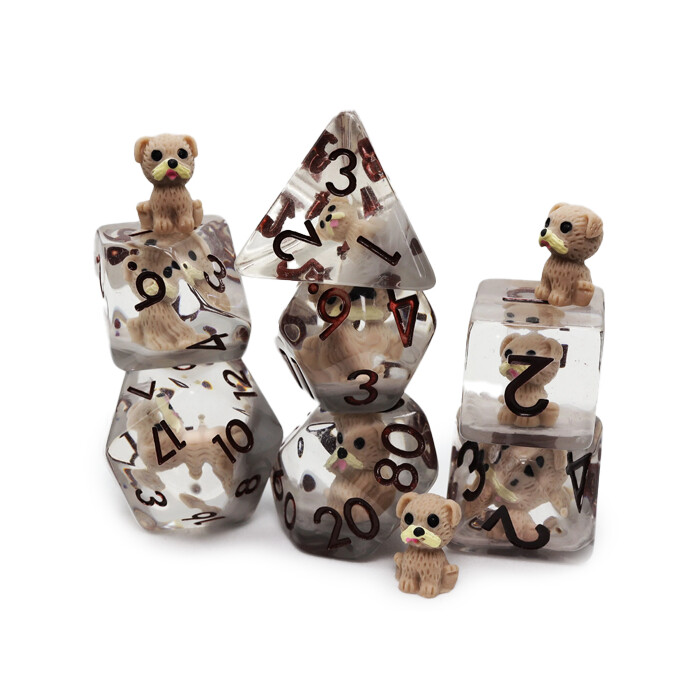 Foam Brain Games: Poly 7 Set - Hazel the Good Doggo