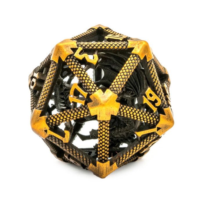 Foam Brain Games: D20 - Hollow Dragon Keep - Gold