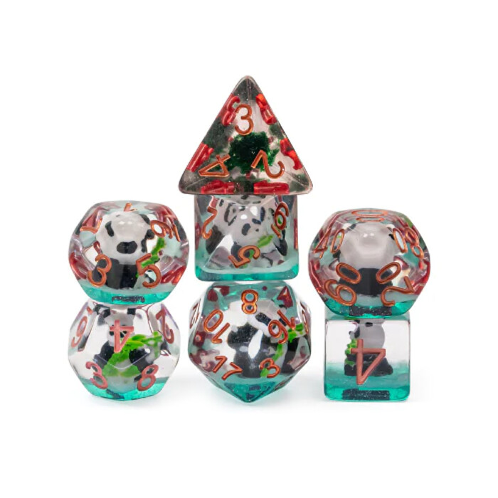 Foam Brain Games: Poly 7 Set - Panda in Bamboo