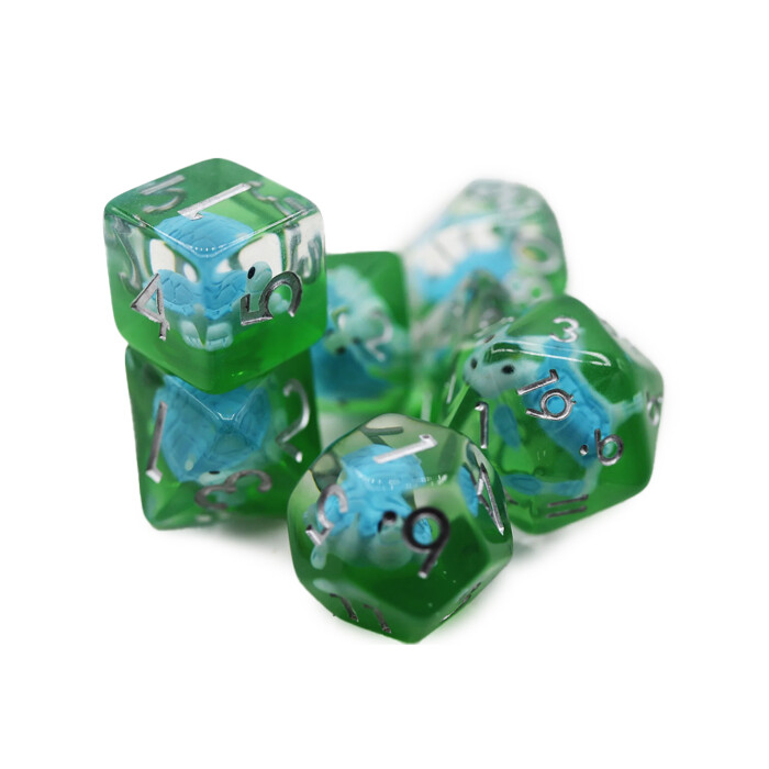 Foam Brain Games: Poly 7 Set - Splash Turtle