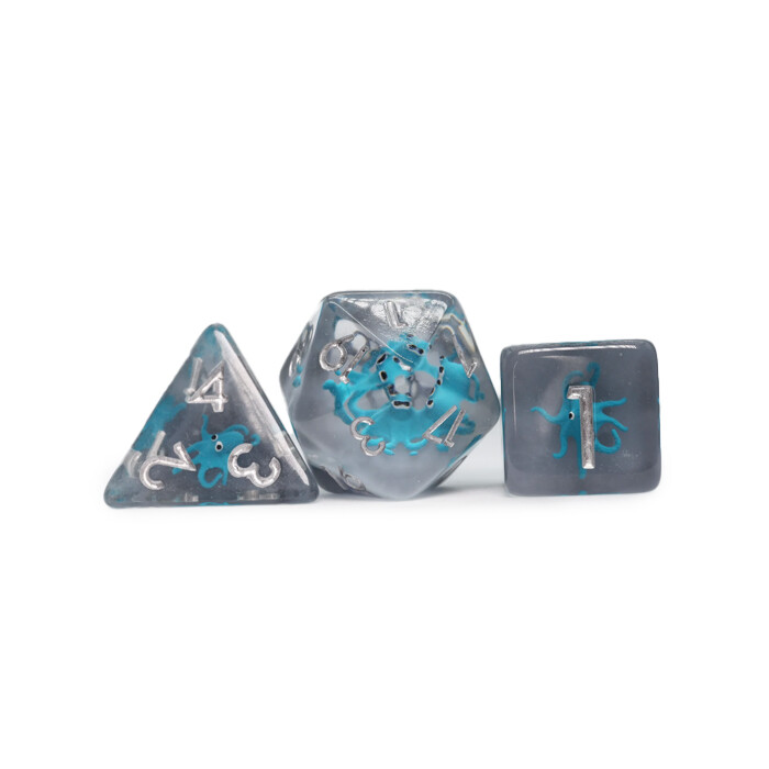 Foam Brain Games: Poly 7 Set - Teal Octopus