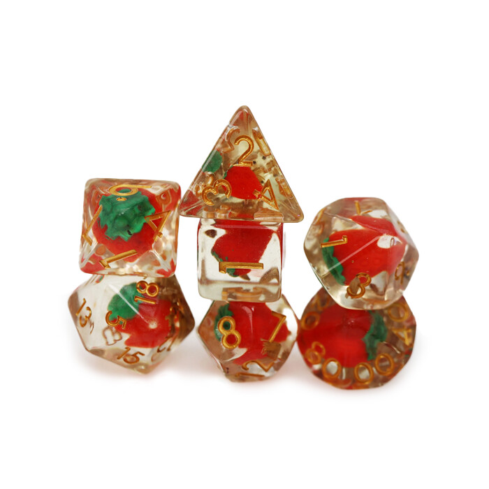 Foam Brain Games: Poly 7 Set - Wild Strawberries