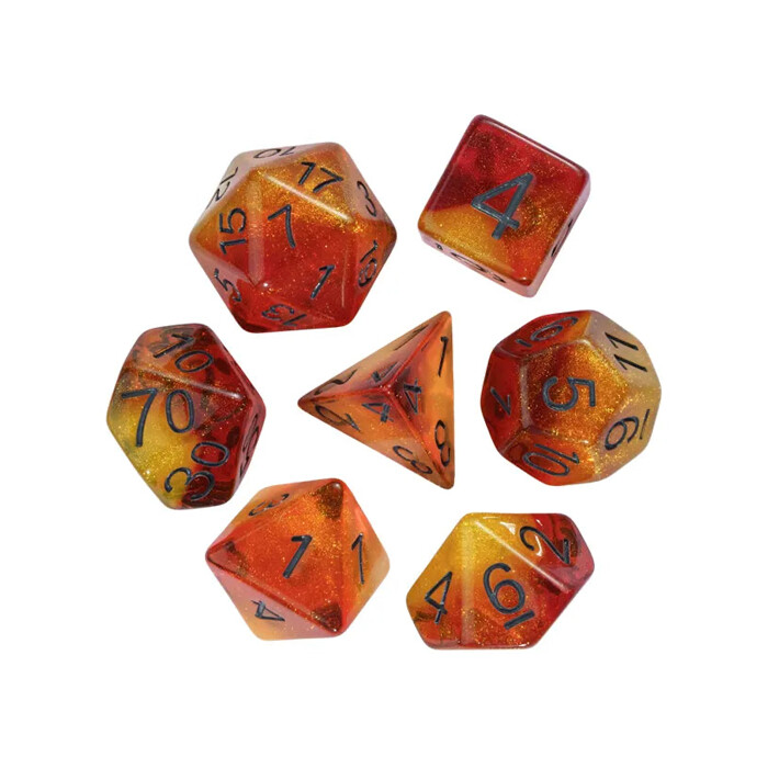 Foam Brain Games: Poly 7 Set - Fiery Sweets