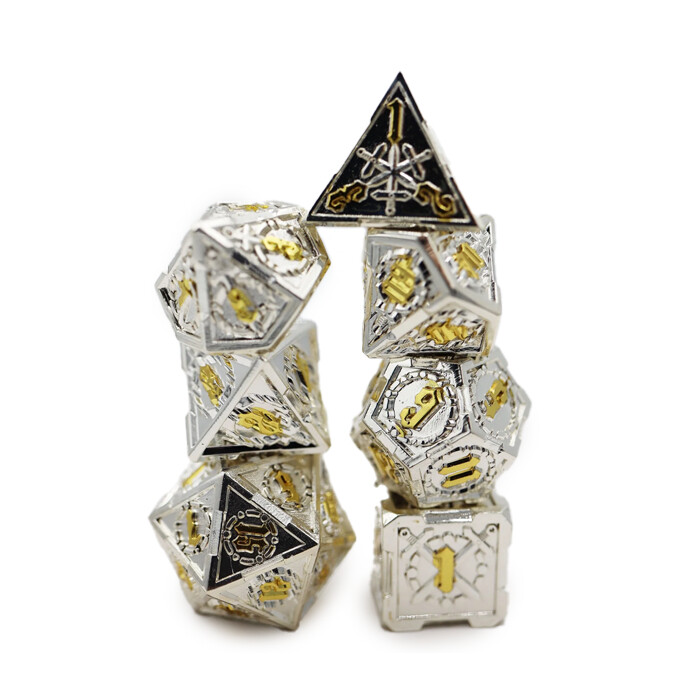Foam Brain Games: Poly 7 Set - Metal - Holy Sword