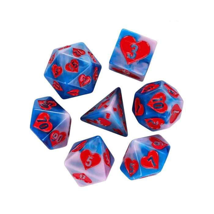 Foam Brain Games: Poly 7 Set - Love is in the Air