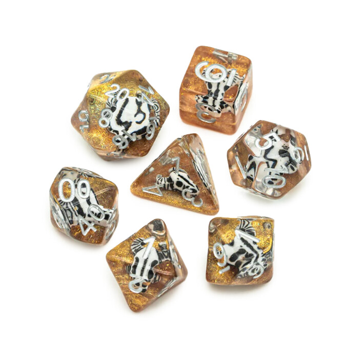 Foam Brain Games: Poly 7 Set - Desert Bull Head