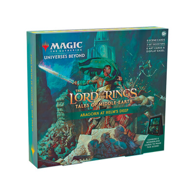 Magic: The Gathering - Universes Beyond - The Lord of the Rings: Tales of Middle-earth - Scene Box - Aragorn at Helm&#39;s Deep