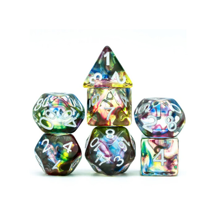 Foam Brain Games: Poly 7 Set - Northern Lights