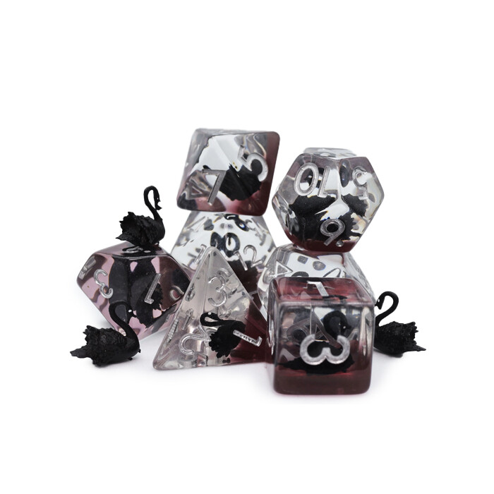 Foam Brain Games: Poly 7 Set - Black Swan