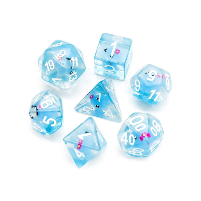 Foam Brain Games: Poly 7 Set - Blue Octopus