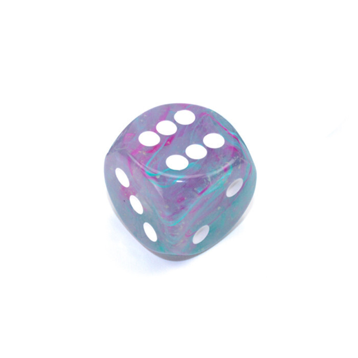 Chessex: 30mm D6 - Nebula - Wisteria w/ White